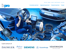 Tablet Screenshot of inpro.de