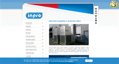 Desktop Screenshot of inpro.si