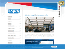 Tablet Screenshot of inpro.si